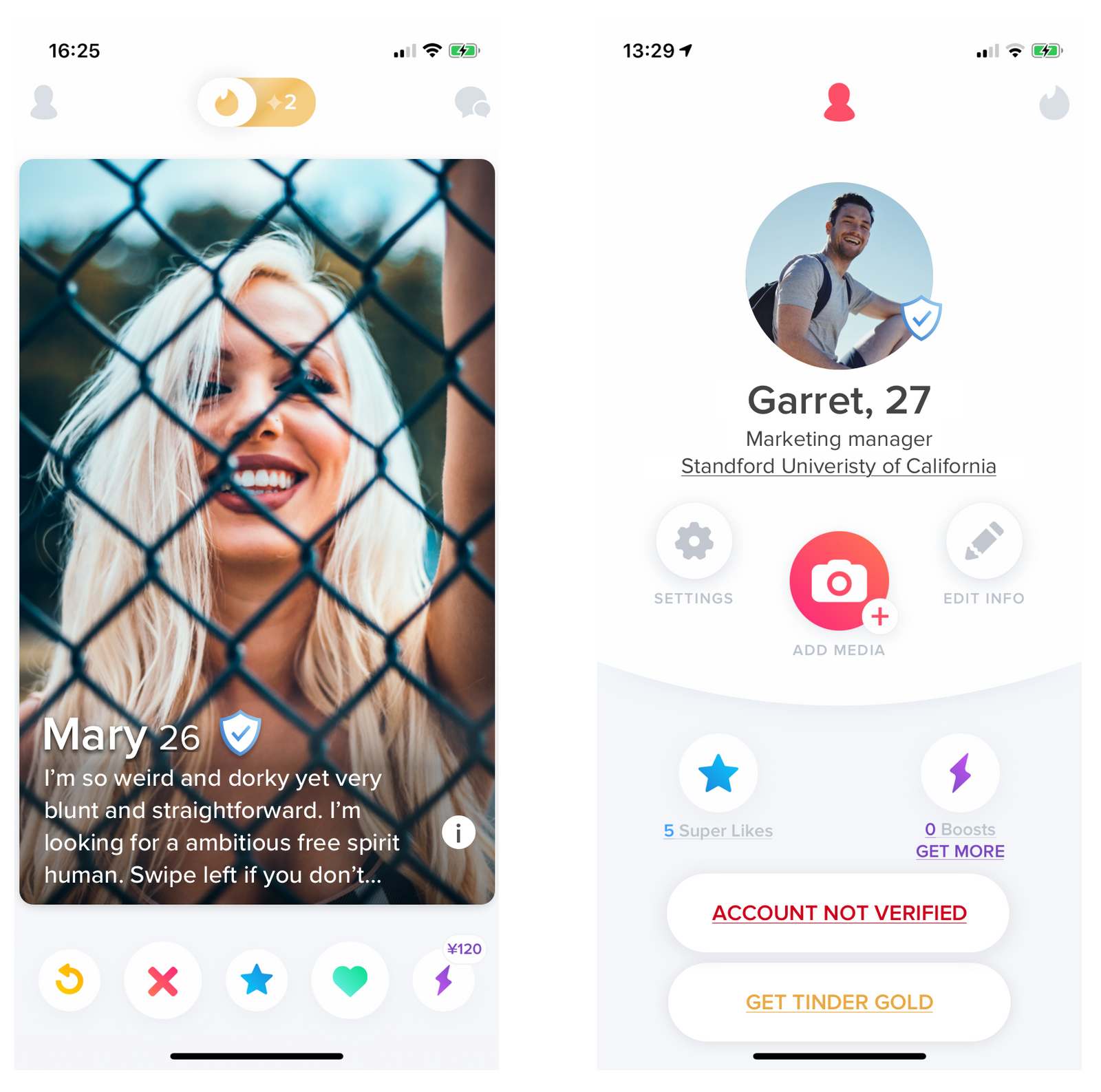Tinder Verification Feature